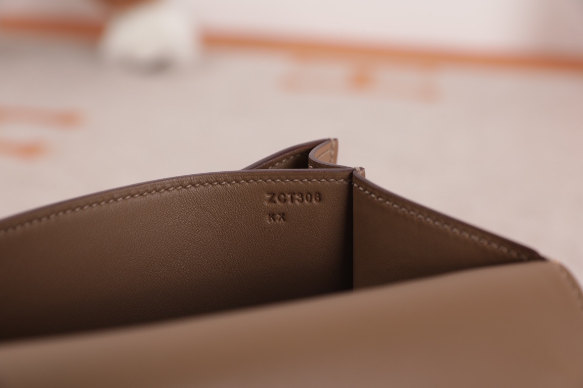 에르메스 콘스탄스18 바이컬러 브라운 은장